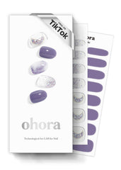 ohora semi cured nail strips n goblin moon box front – complete DIY kit for salon-ready nails