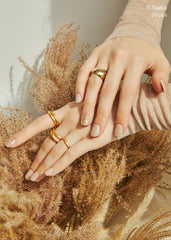 Ohora Nudist mani achieved with lasting shine after curing.