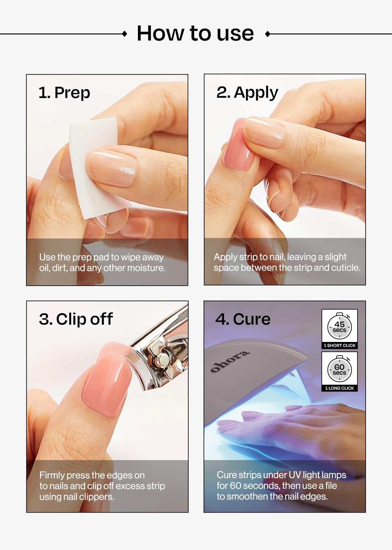 ohora Peach Jelly wooden stick included for easy removal