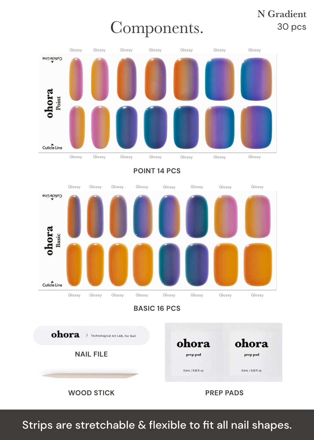 ohora swatch collection demonstrates color variety for different moods and occasions