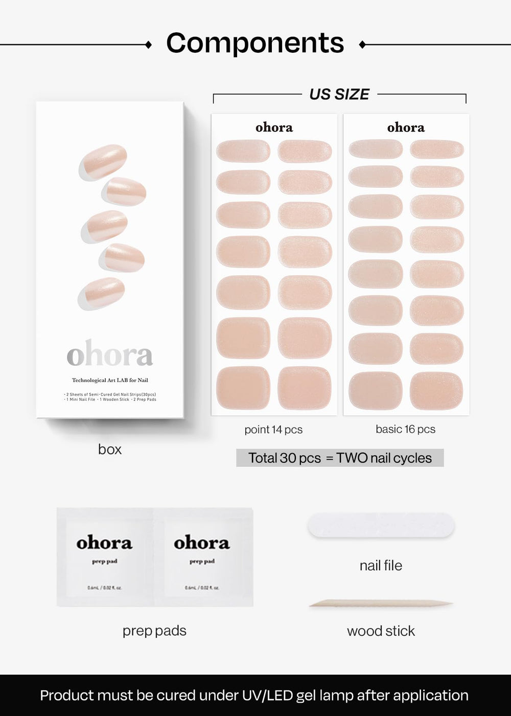 ohora vanilla chrome top coat waterproof layer promises up to two weeks wear