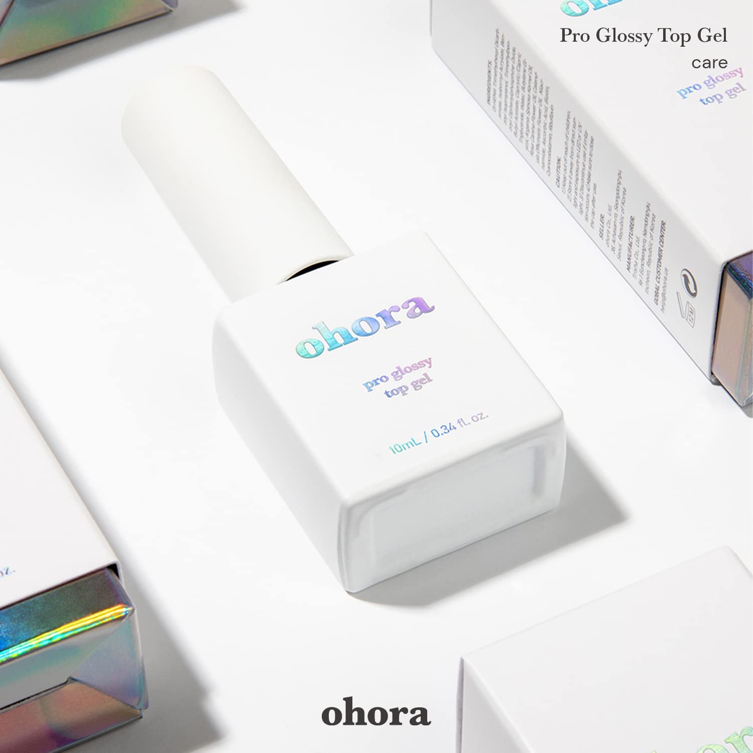 ohora waterproof top gel shows long wear beyond regular nail strips