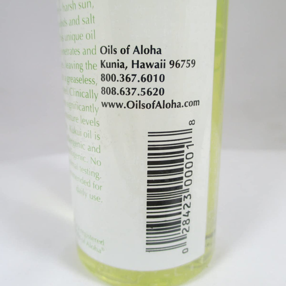 Oils of Aloha Kukui Oil fragrance-free packaging for sensitive skin