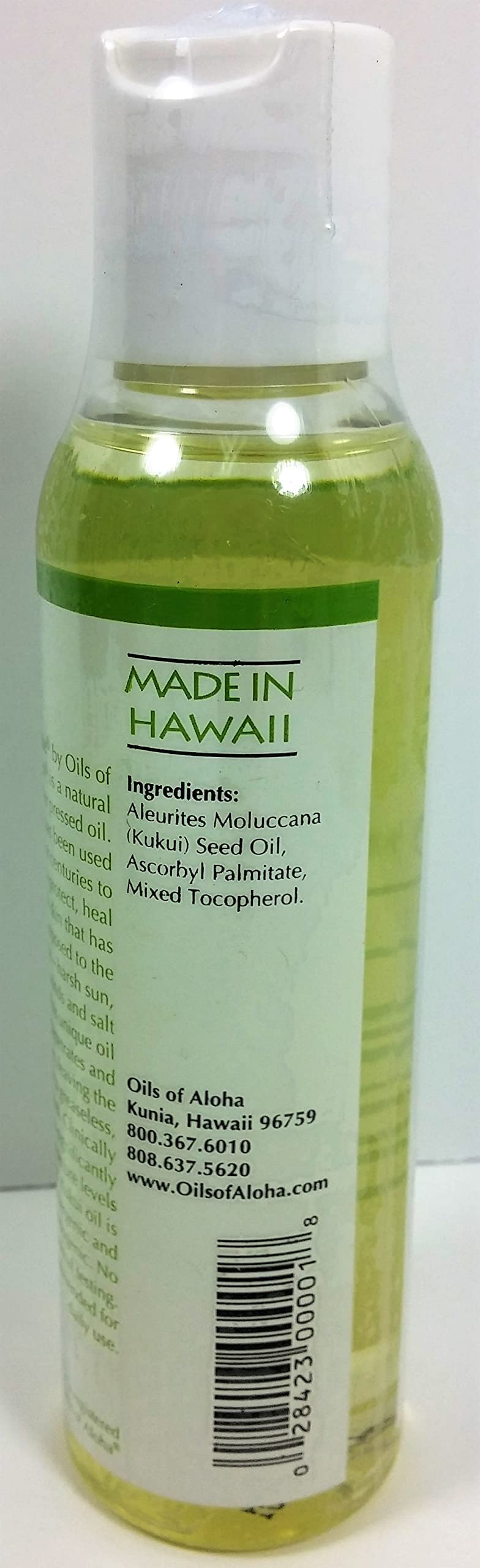 Oils of Aloha Kukui Oil on hands for silky, non-greasy hydration