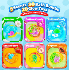 OinkSplash jasmine-scented bath bomb adds gentle natural fragrance during bath time.