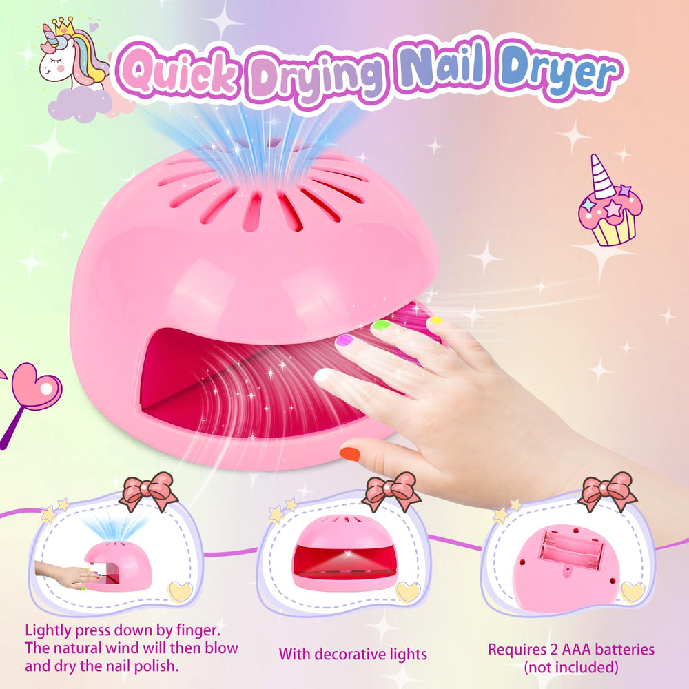 Oisacirg 10 polishes offer bright, kid-safe shades for playful nail design.