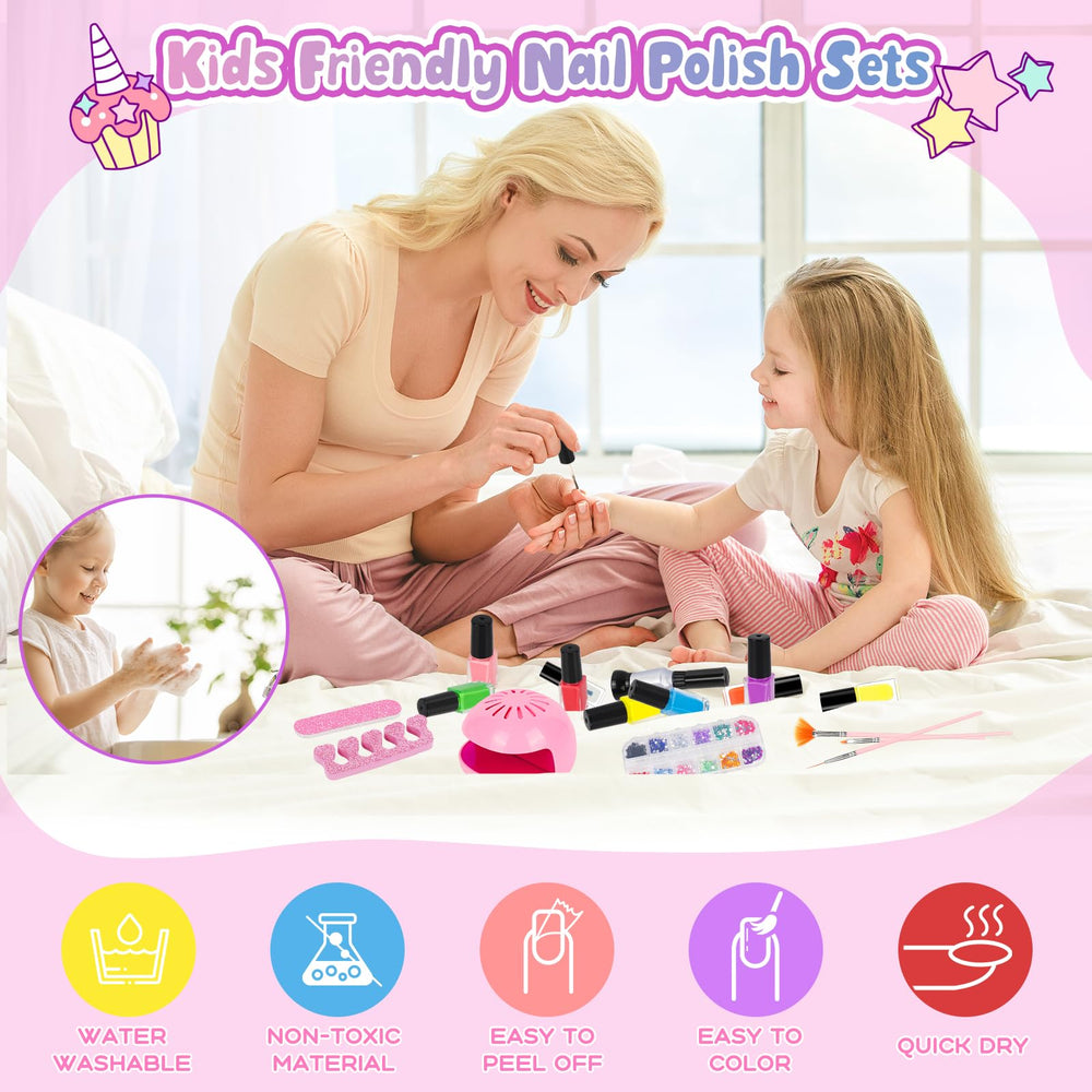 Oisacirg wearable nails and triangular tray help tidy, convenient at-home nail art.