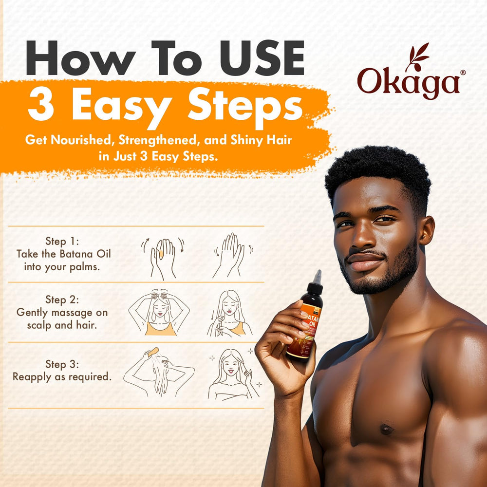 Okaga Batana Oil-scalp-massage-illustration revitalizes dry scalp with hydration