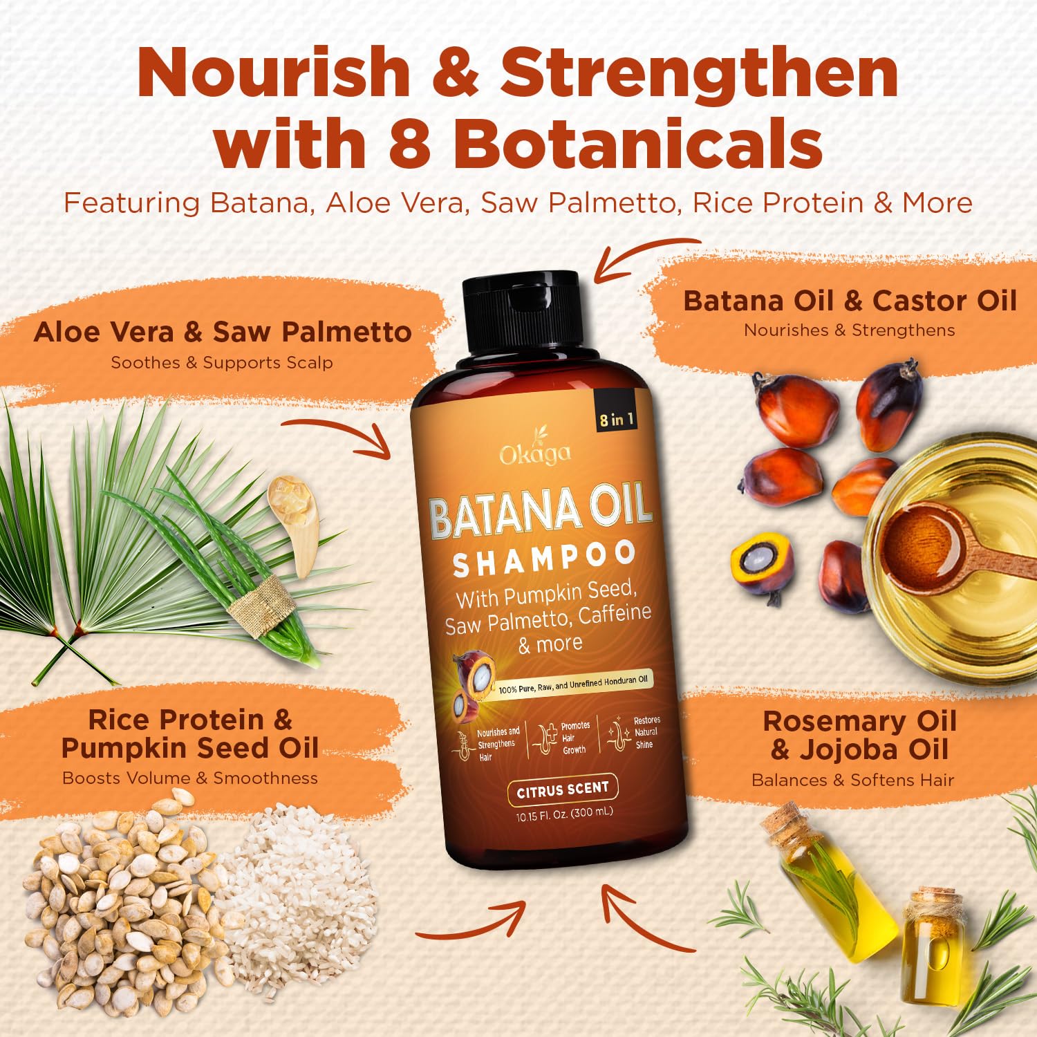 Okaga Batana Oil Shampoo lather demonstrates gentle, sulfate-free cleansing for delicate hair.