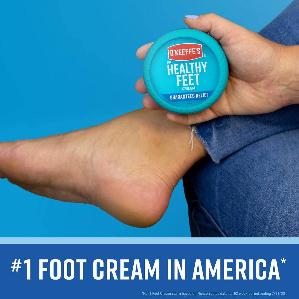 O'Keeffe's combo pack display showing both hand and foot creams.