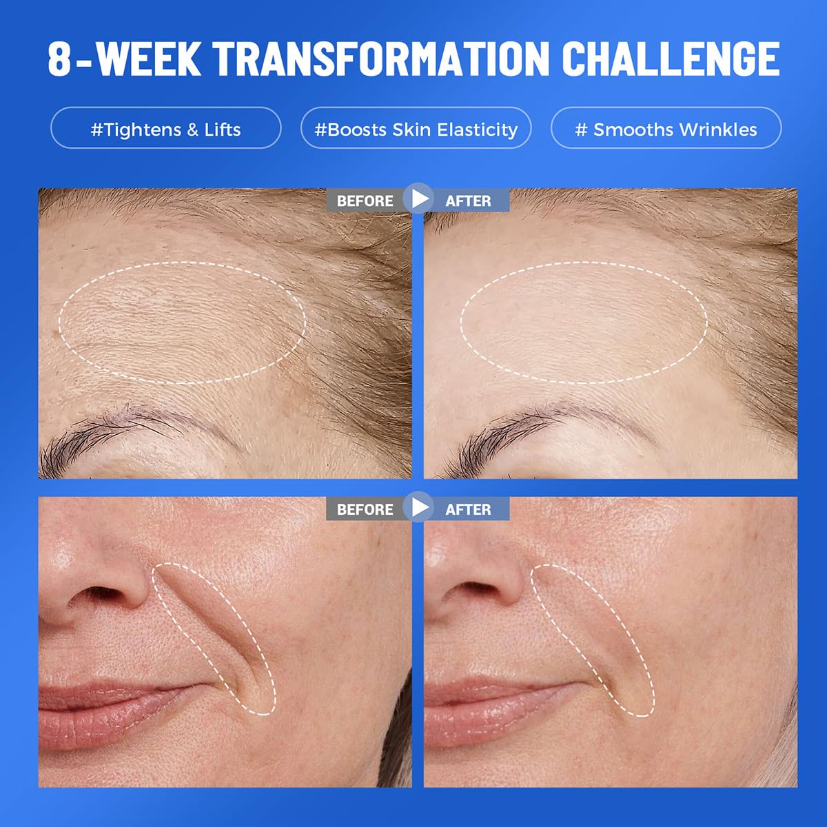 Okela collagen hydrogel sheet closeup shows smooth serum delivery for refreshed mornings.