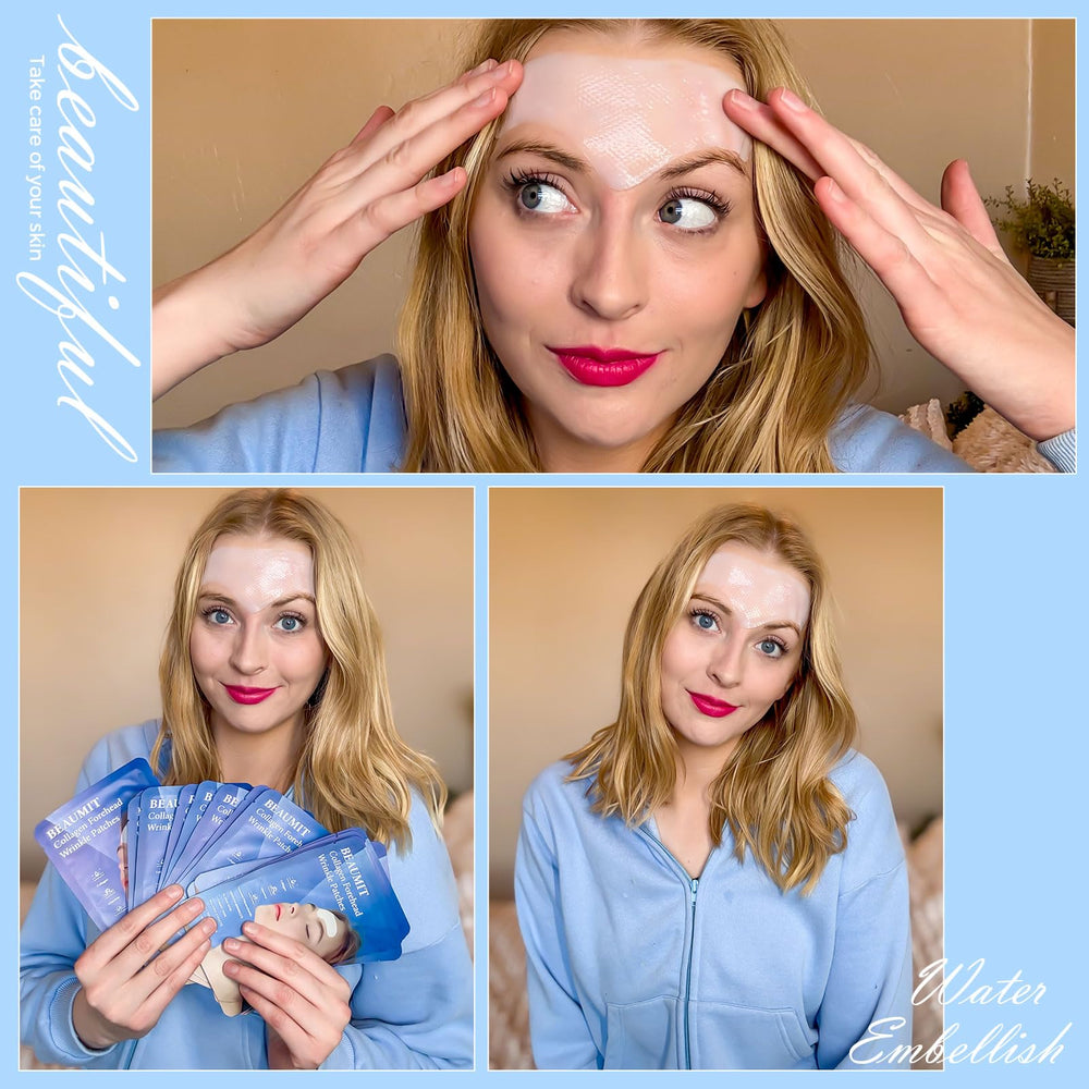 Okela collagen patches texture highlights jelly-like feel that nourishes skin.