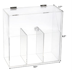 Okllen makeup brush organizer offers transparent visibility for easy access to tools.