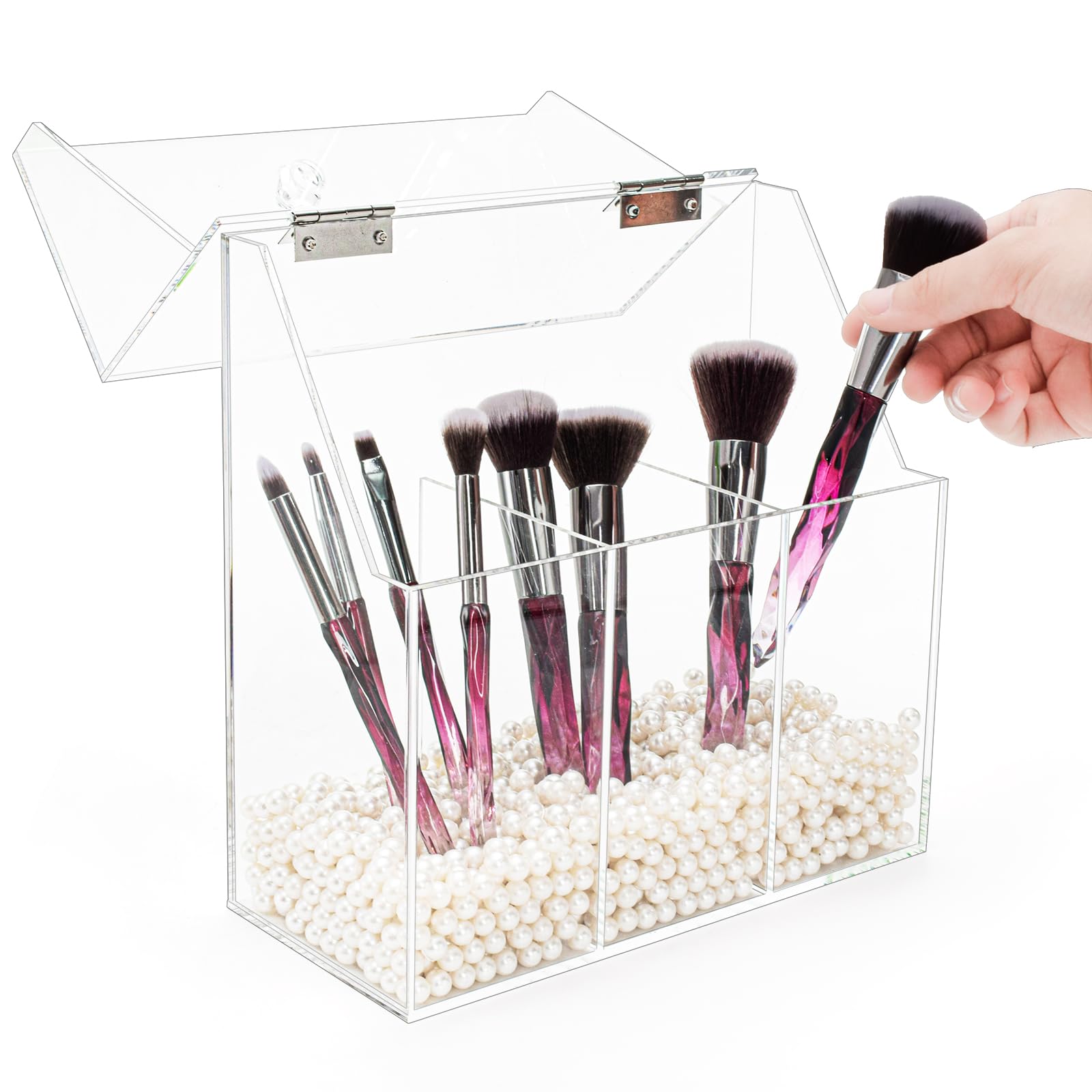 Okllen dustproof lid keeps brushes free from dust and dirt.