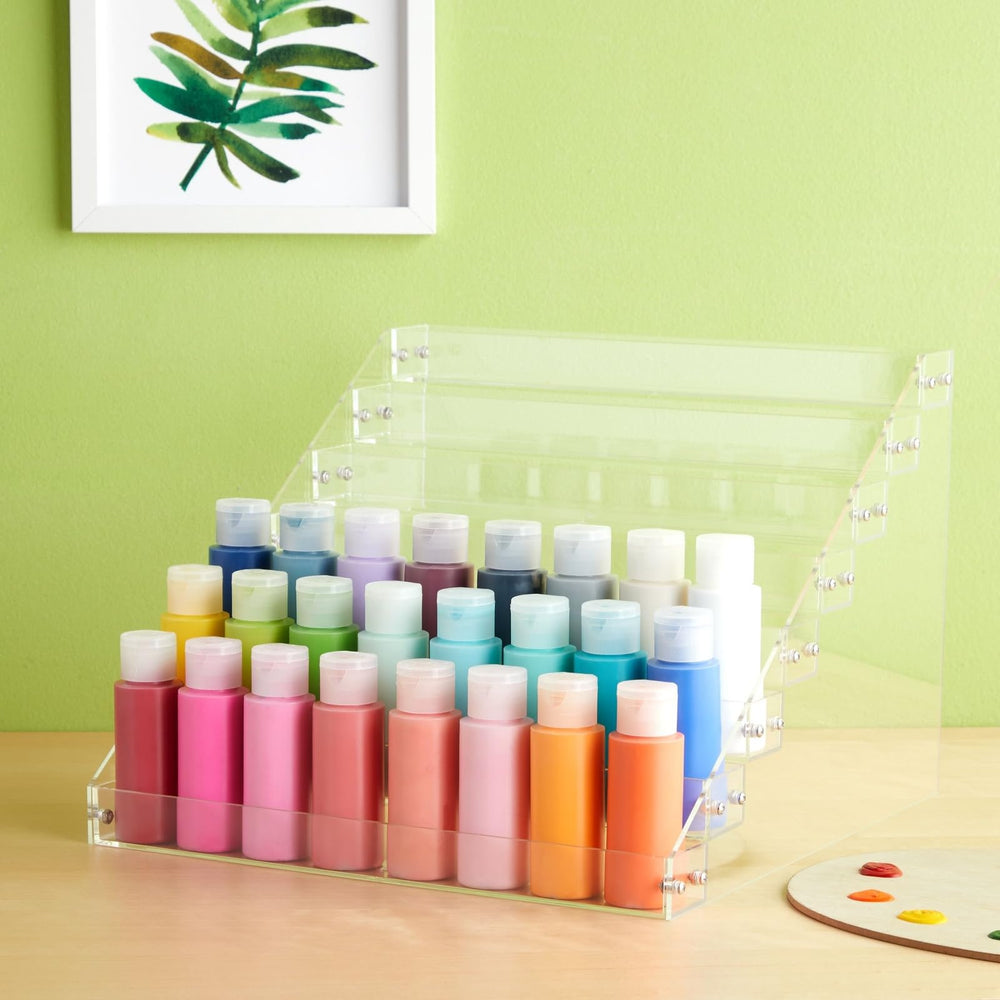Okuna Outpost clear acrylic for easy cleaning and a professional look