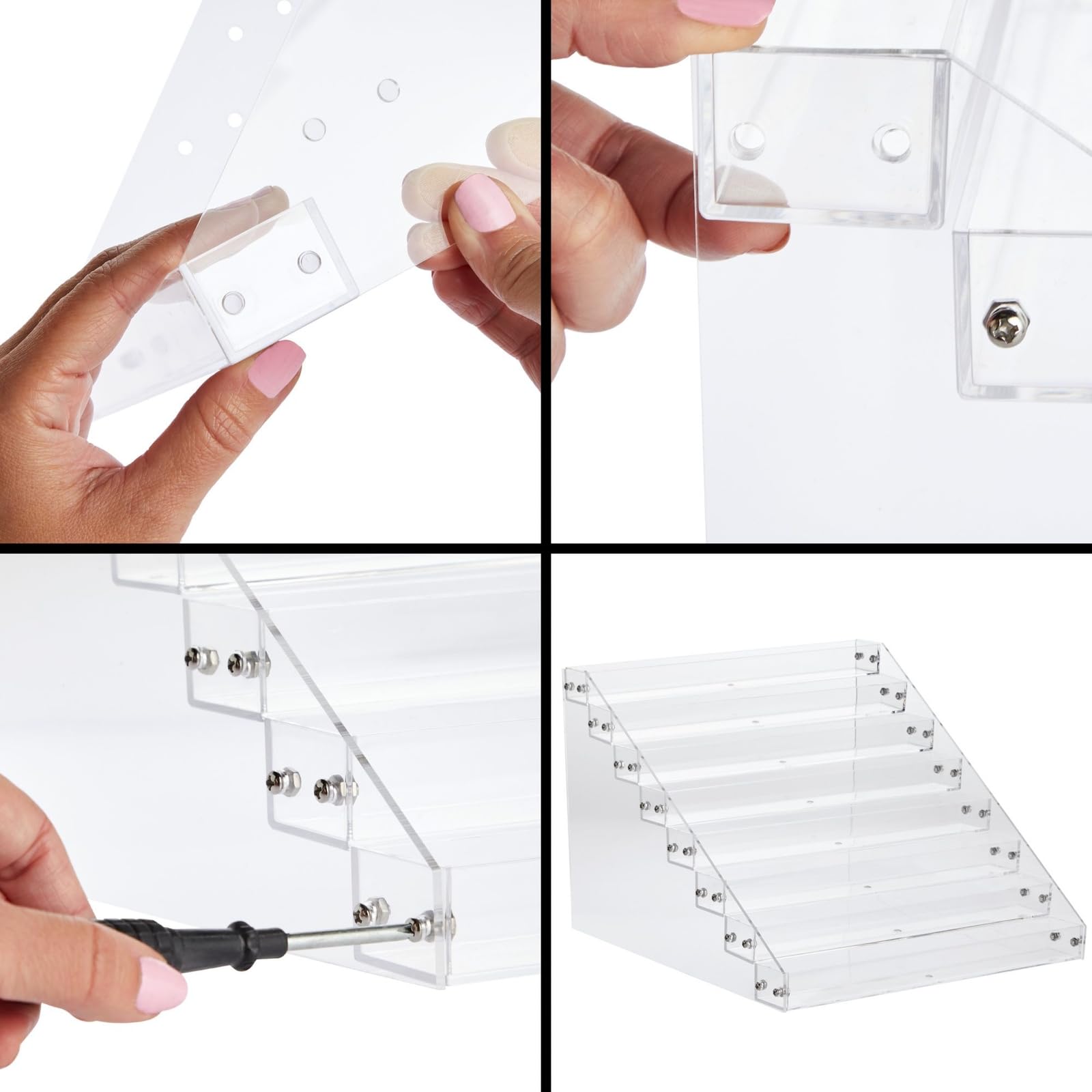 Okuna Outpost compact nail-studio storage fits countertops and shelves