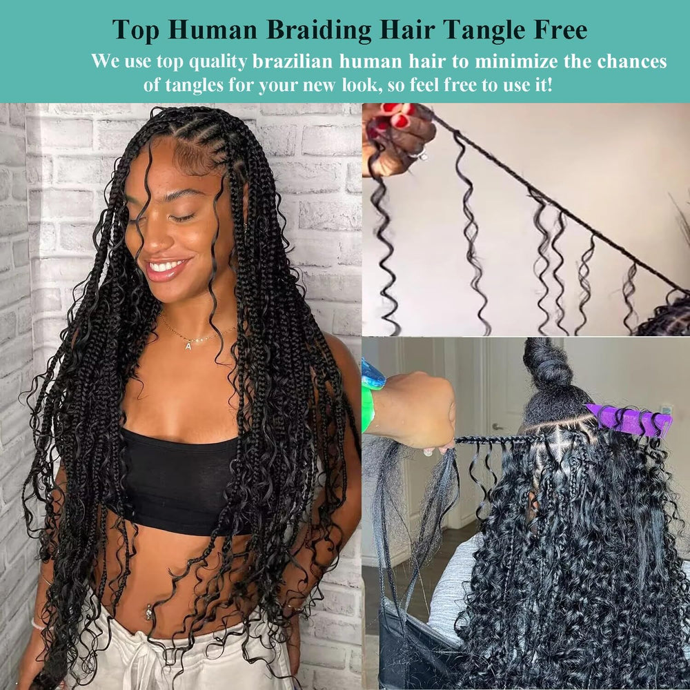 OKVOKV loose bundles no-weft create natural-looking braids with seamless finish.