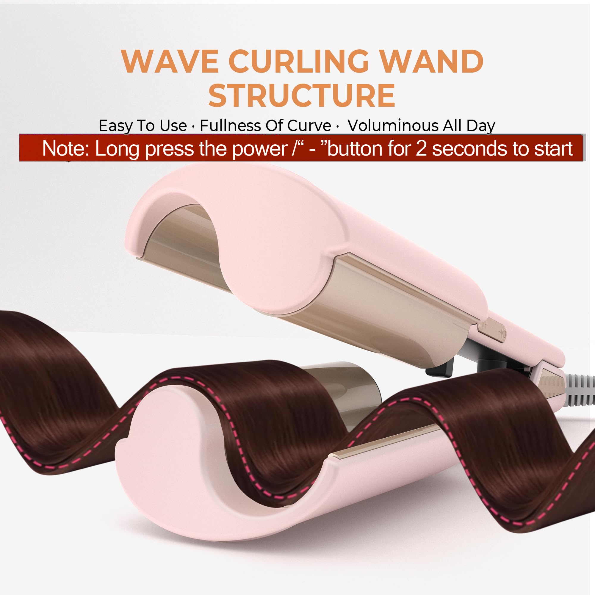 OKWRAP Waver anti-scald design prevents burns during styling