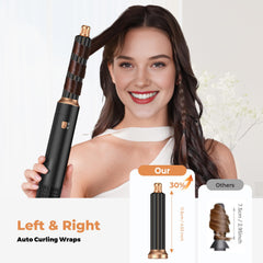 OKWRAP 3-temperature settings for diverse hair types and needs.