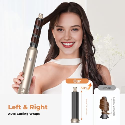 OKWRAP three-temperature drying settings tailor heat for thick, fine, or treated hair.