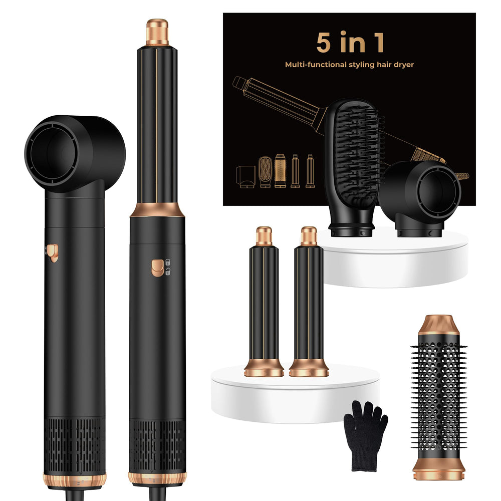 OKWRAP 5-in-1 hair dryer brush set for at-home styling and quick drying.