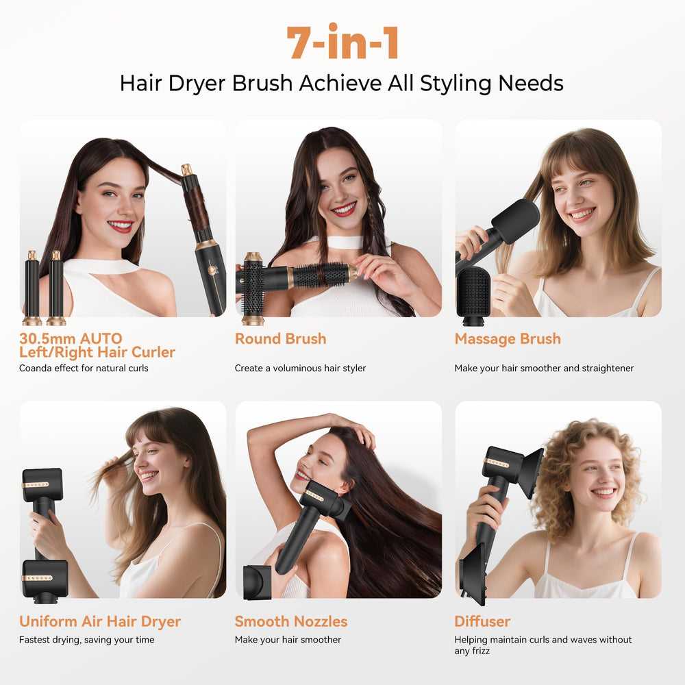 OKWRAP air curler wrap detail enables quick curls and smooth finishes.