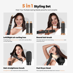 OKWRAP coanda-effect auto-wrap curler creates voluminous, smooth curls with minimal effort.