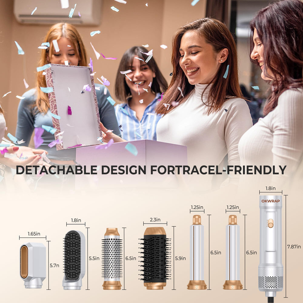 OKWRAP compact device highlighting ionic styling technology for smooth finish.