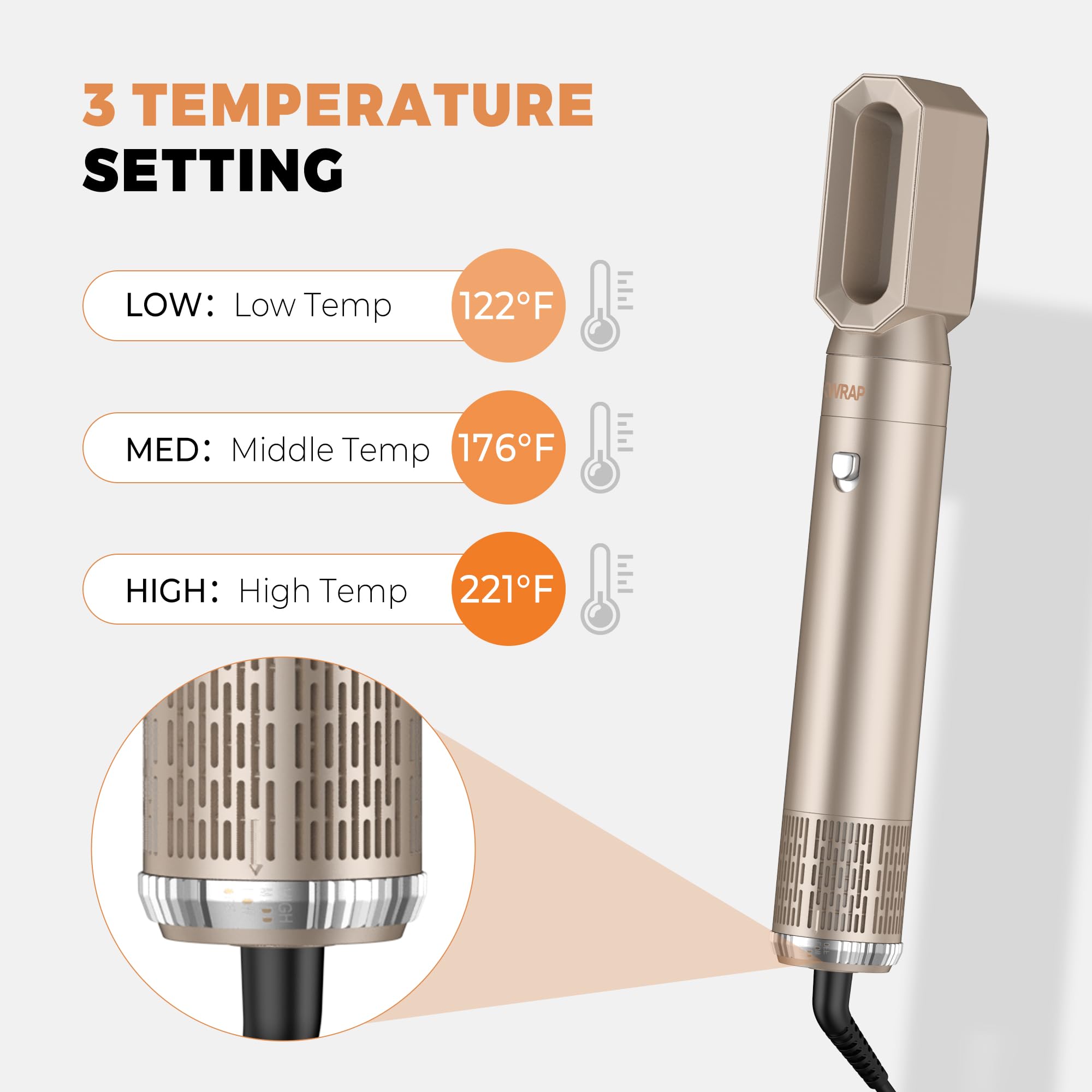 OKWRAP styling brush volumizing boost for body and bounce.