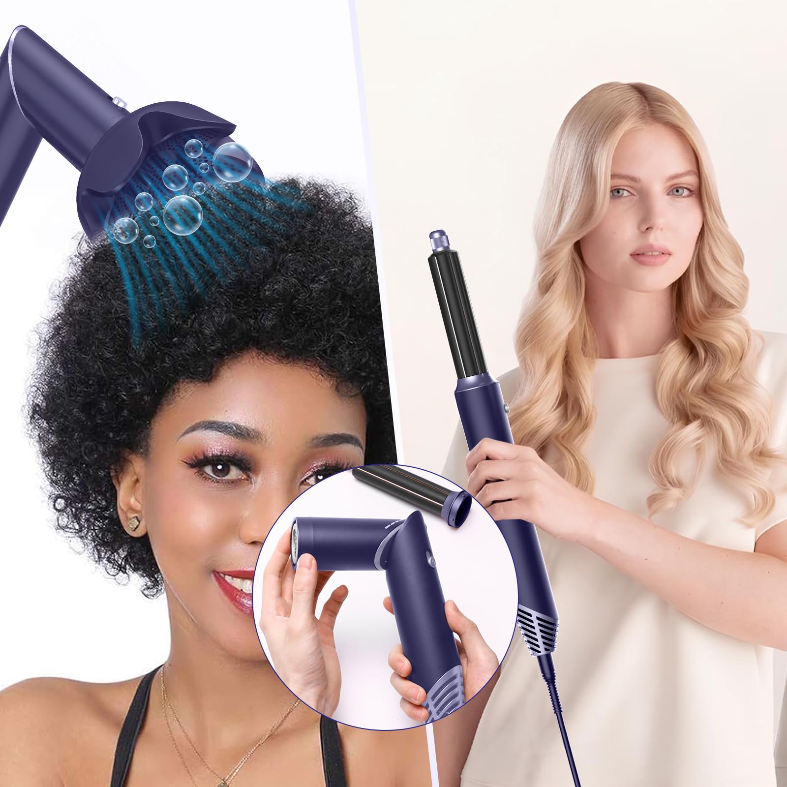 OKWRAP volumizing hot air brush adds lift and body