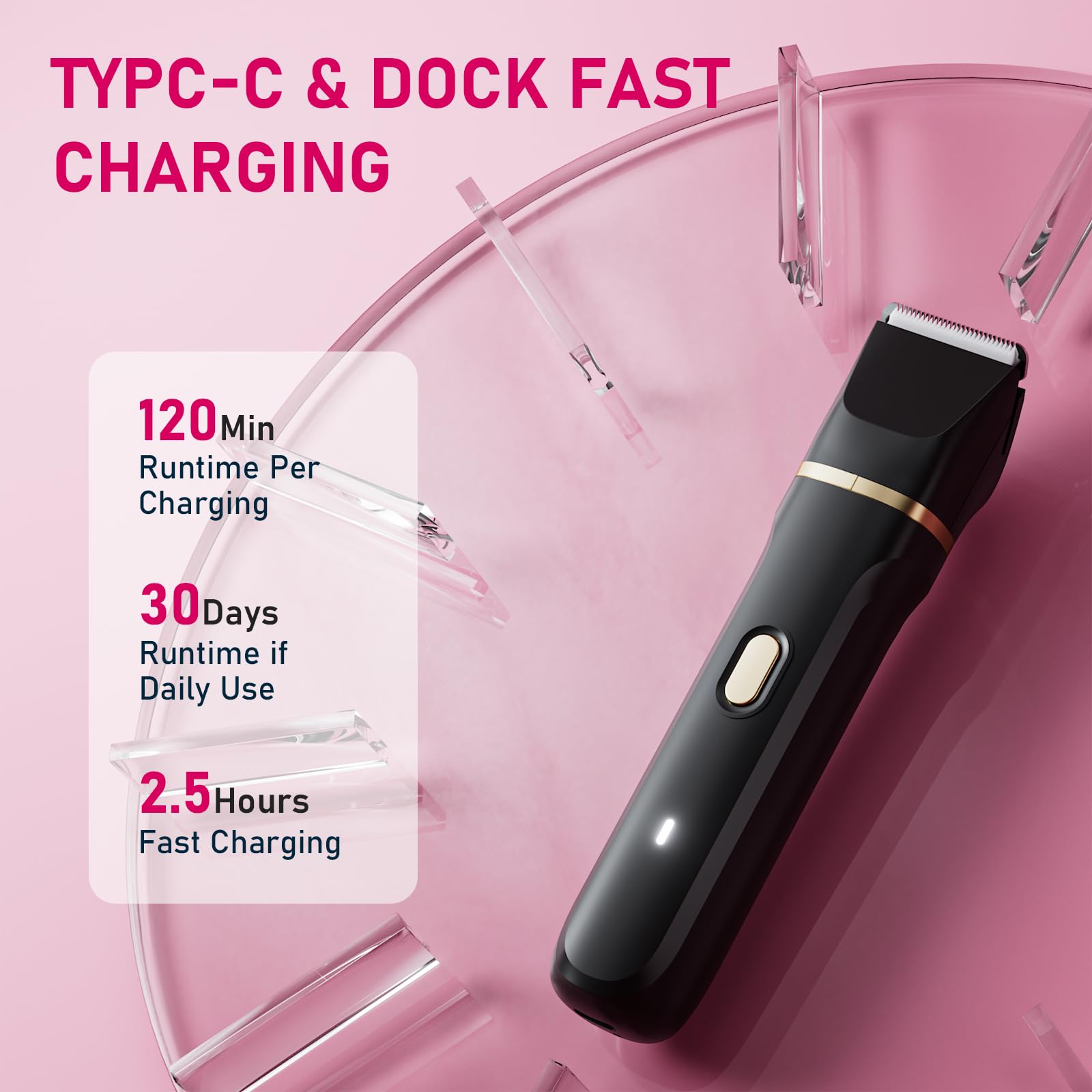 OKYUK batería de larga duración con base de carga USB.