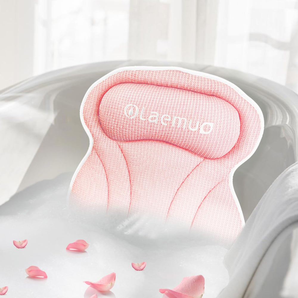 Hanging hook on Olaemuo bath pillow allows fast air drying