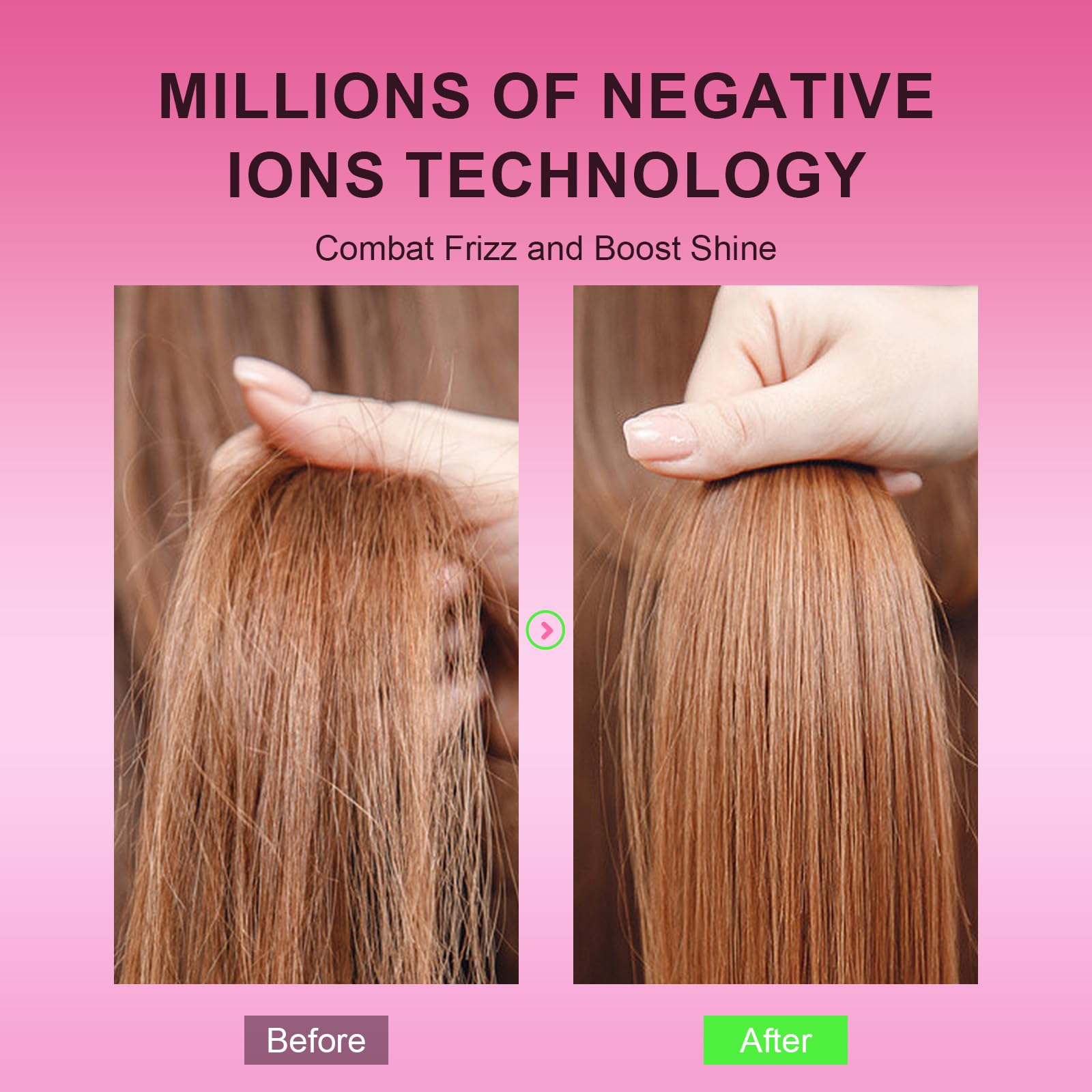 Olaermoso swivel cord enables tangle-free styling anywhere.