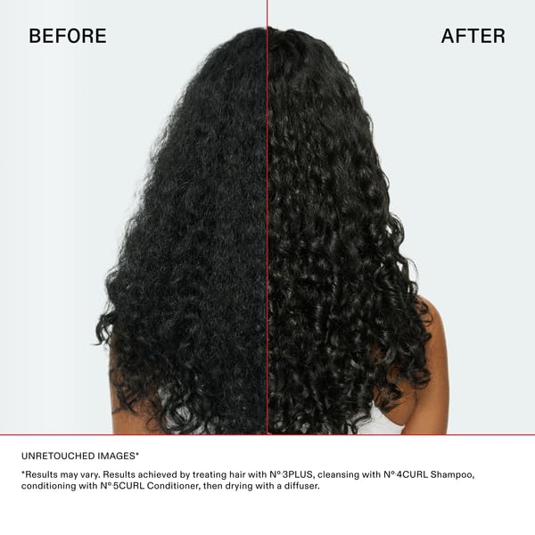 Olaplex N°.3PLUS being applied by hairstylist demonstrating salon-grade results benefit
