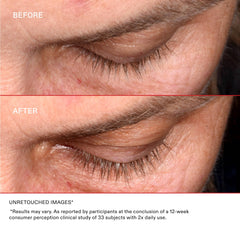 Olaplex Lashbond clear serum texture on fingertip demonstrating lightweight, non-greasy hydration