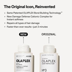 Olaplex N°.3PLUS used in a shower routine alongside shampoo showing safe compatibility