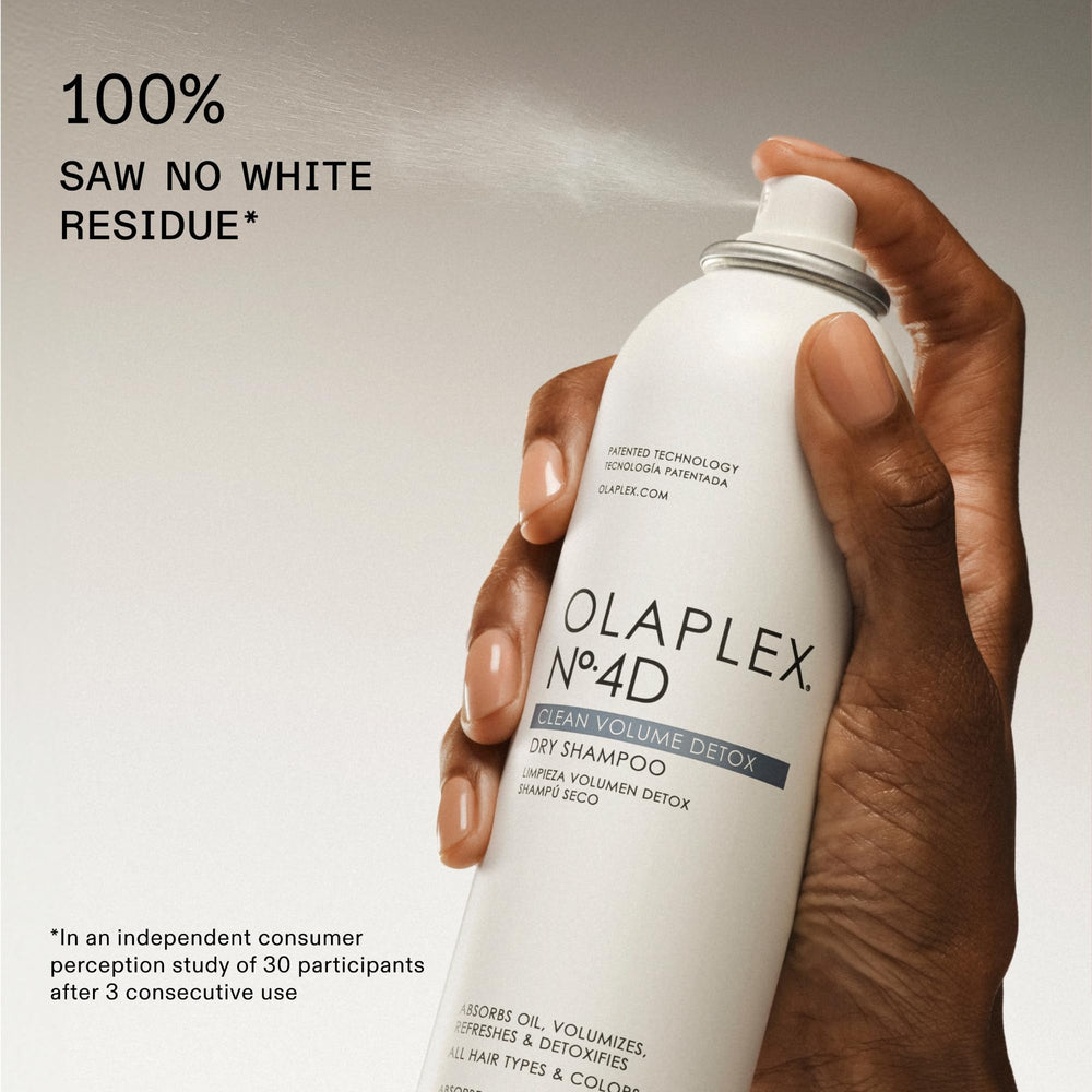 Olaplex Nº.4D being misted into roots to refresh hair and boost weightless volume