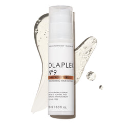 Olaplex Nº.9 front packaging showing bottle and label for quick ID and benefit