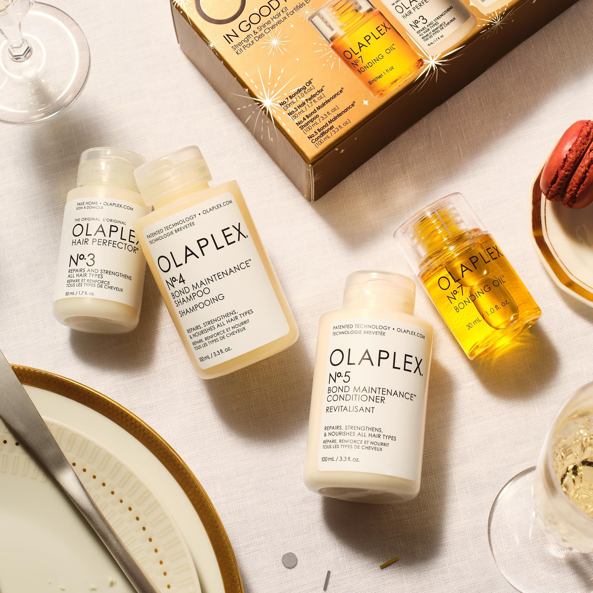 Olaplex No.3 Hair Perfector close-up texture showing concentrated repair formula
