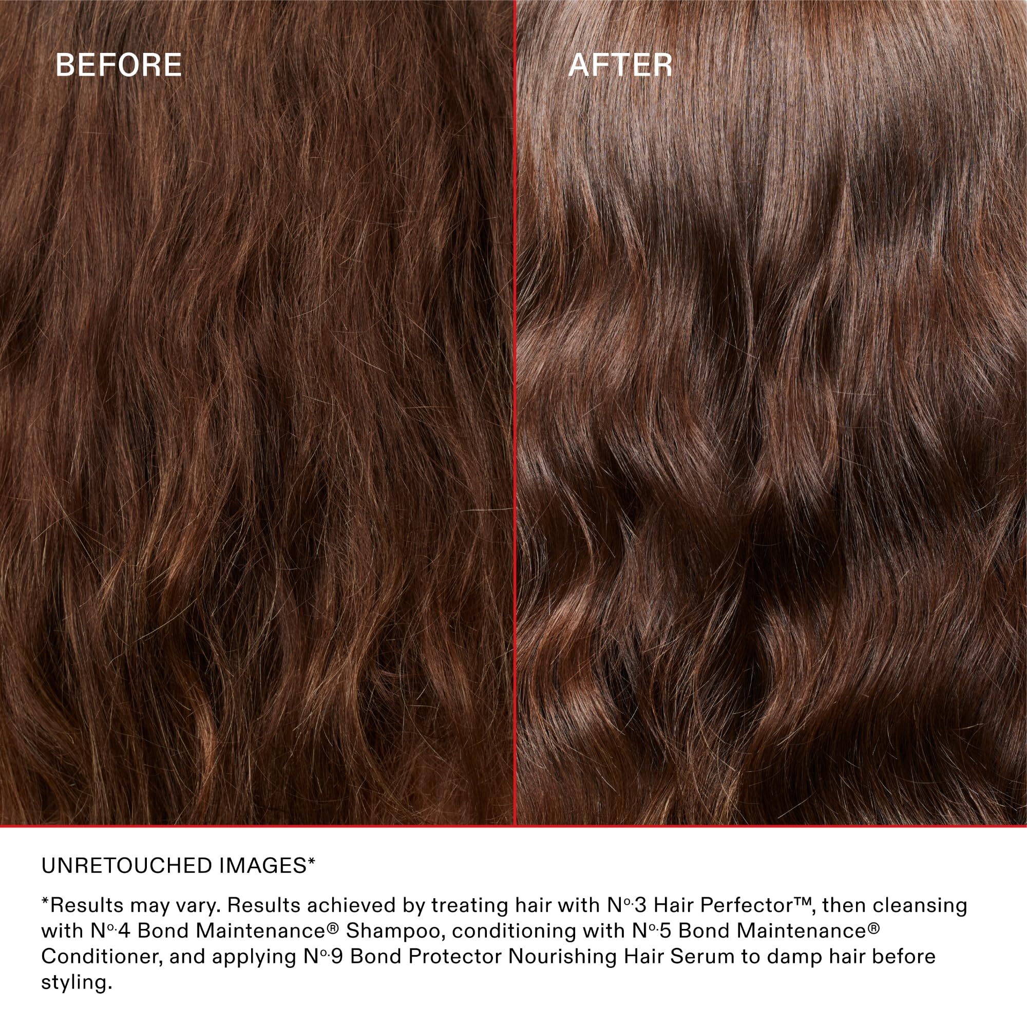 Clear view of Olaplex No.3 ingredient label emphasizing bond-building active ingredient