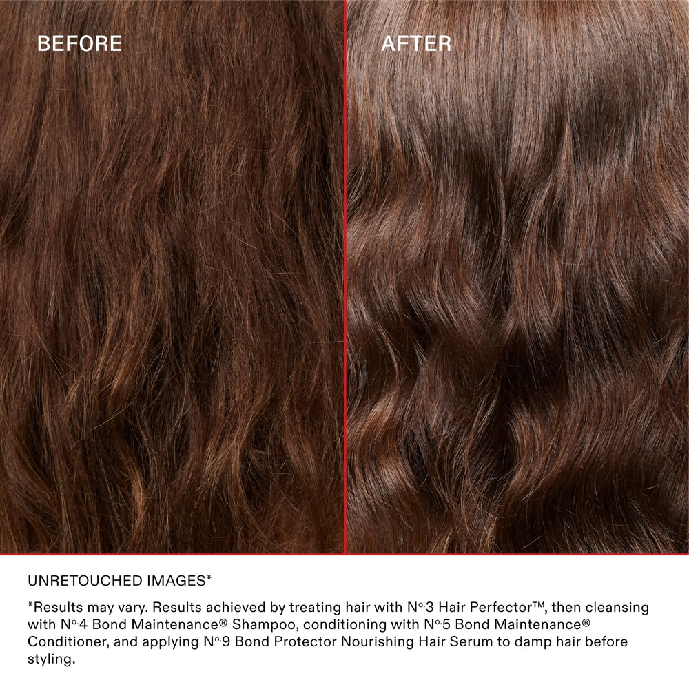 Clear view of Olaplex No.3 ingredient label emphasizing bond-building active ingredient