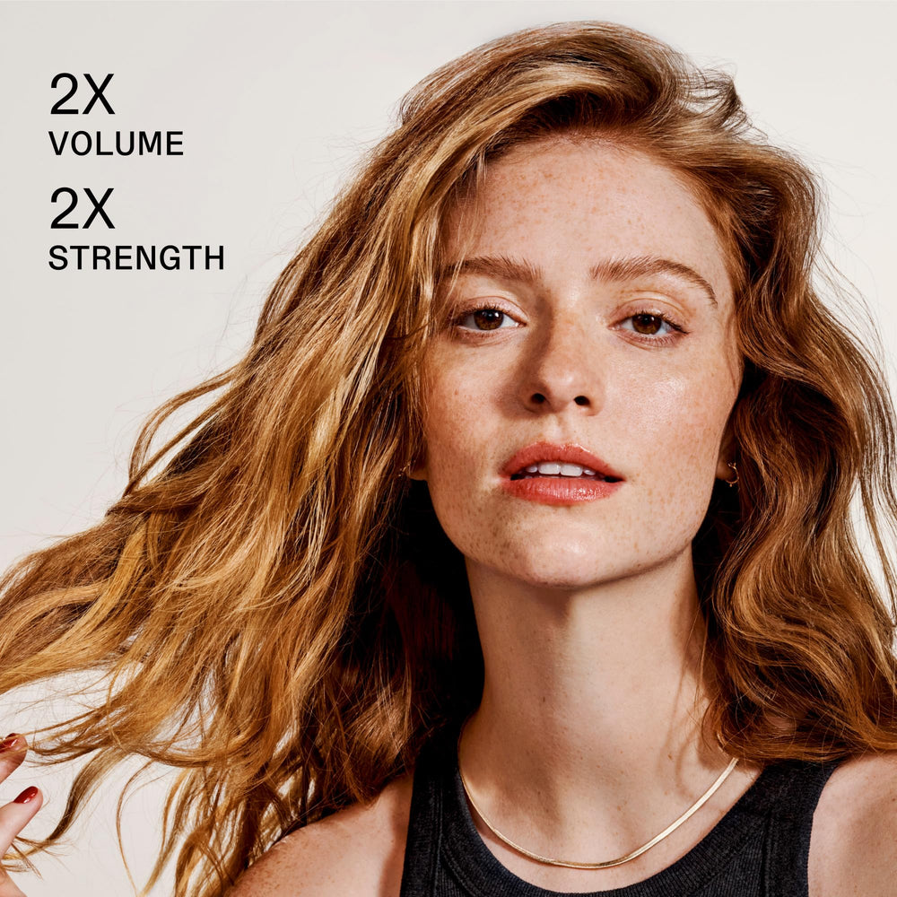 Olaplex Nº.4 FINE pump and clear label highlighting easy dispensing