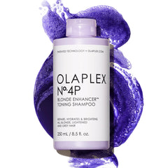 Olaplex No.4P front bottle showing label and brightening benefit