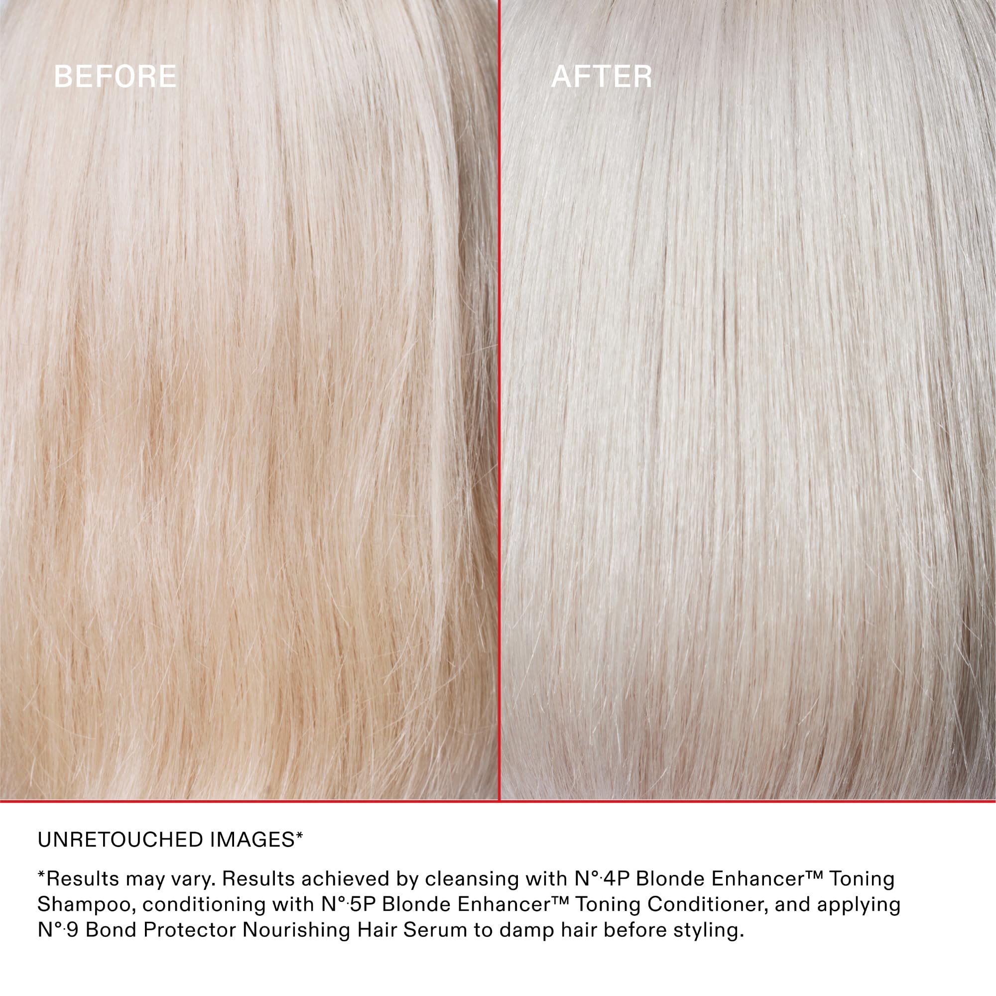 Olaplex No.4P bottle held to show 250 mL scale and travel-friendly benefit
