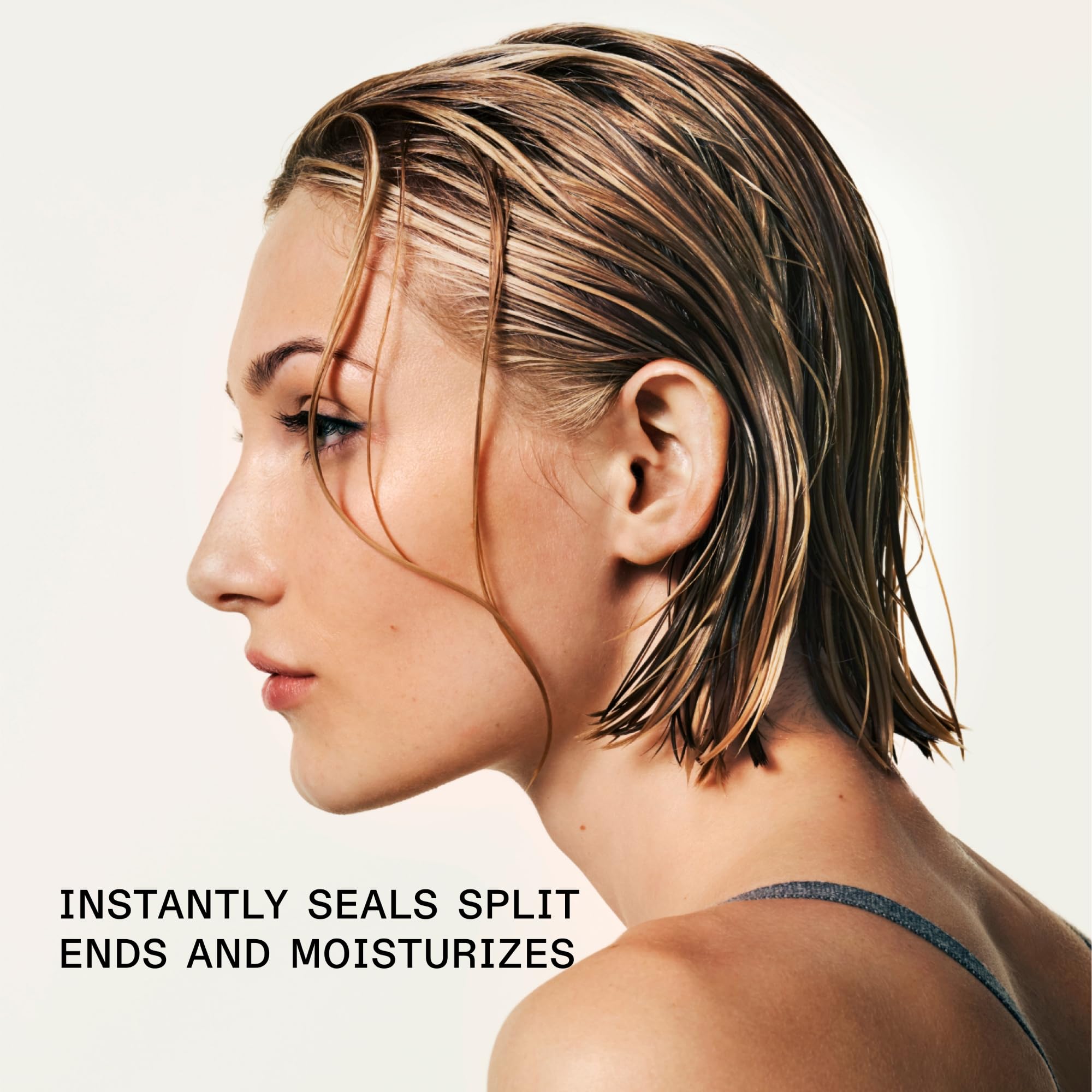Olaplex Nº.5 being dispensed from pump showing easy controlled application