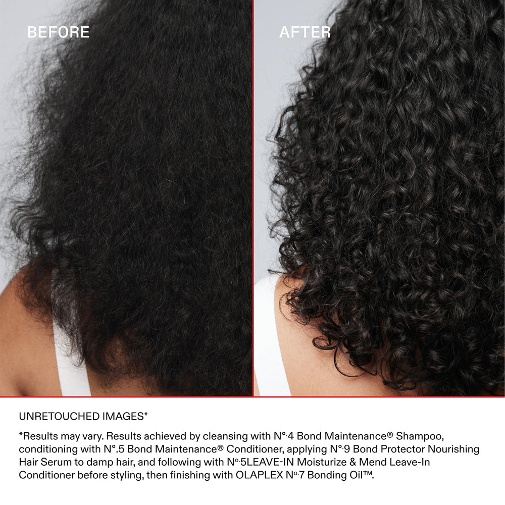 Olaplex Nº.5 100 mL held in hand to show compact travel-friendly size
