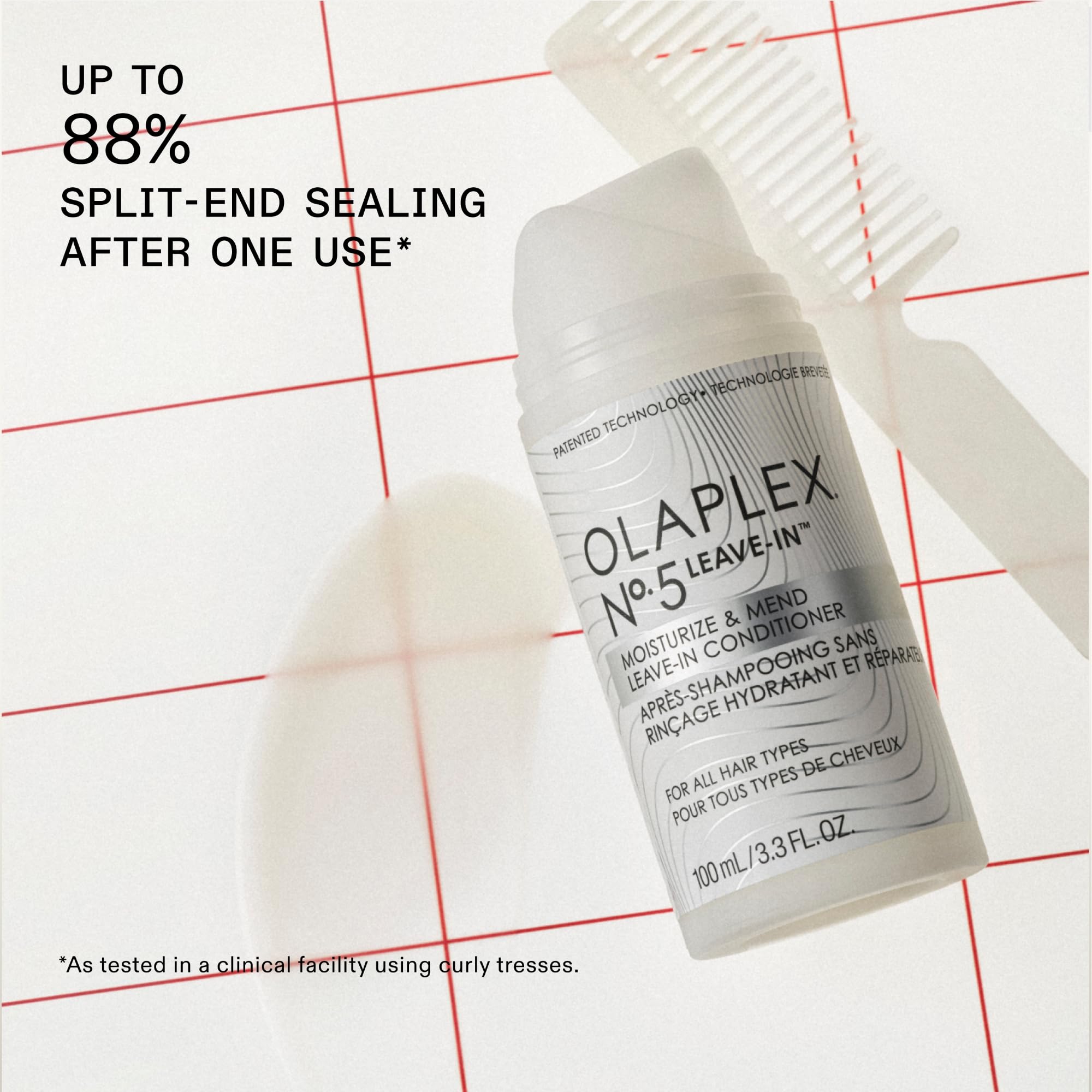 Olaplex Nº.5 gel-creme texture close-up highlighting hydrating consistency