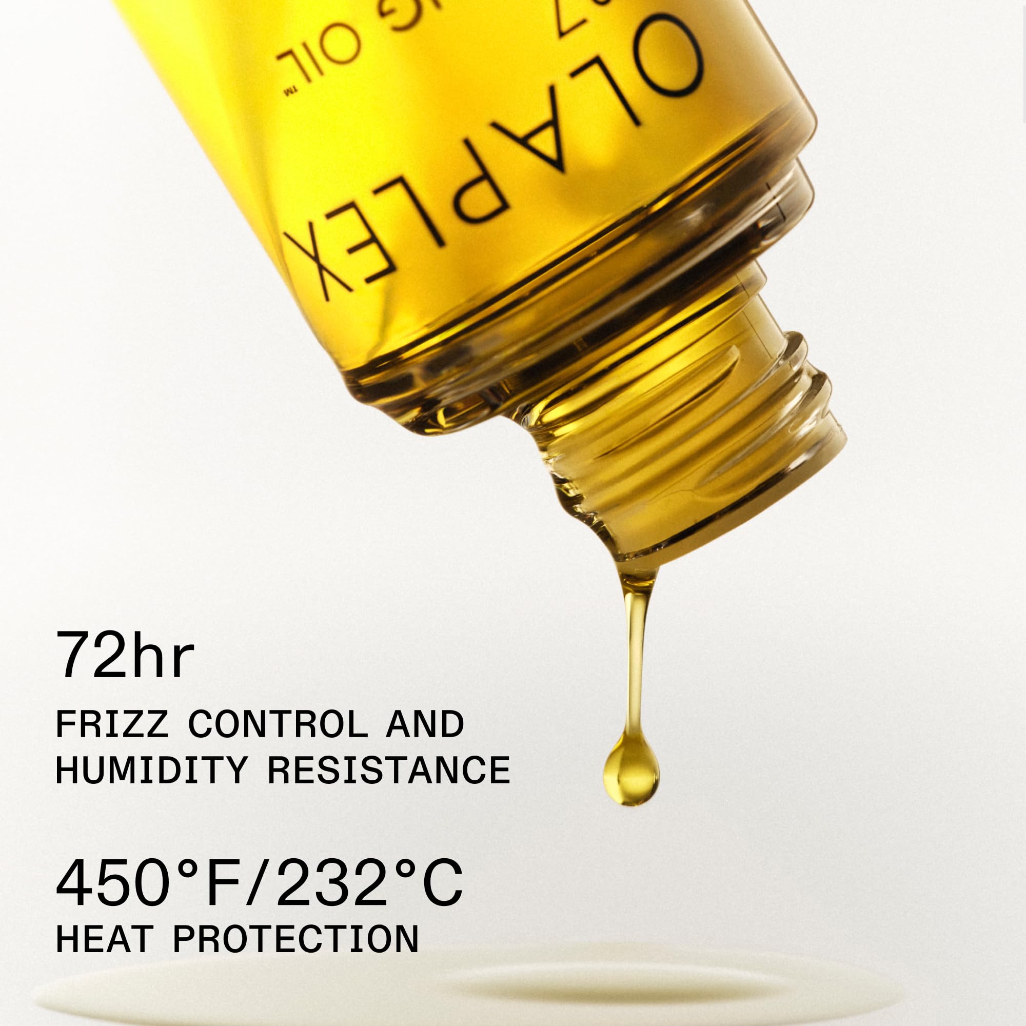 Olaplex No.7 oil droplet from dropper adding instant shine