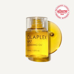 Olaplex No.7 dropper dispensing two drops for measured application and controlled dosing