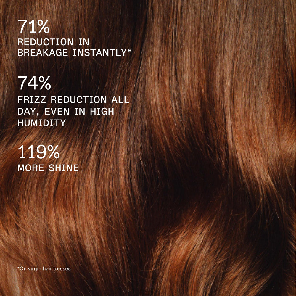 Olaplex before and after hair comparison showing increased shine